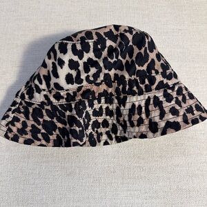 Leopard Print Ganni Bucket Hat
